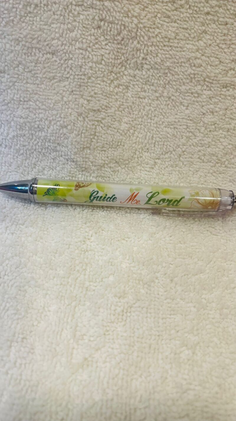 Green "Guide Me Lord" Pen