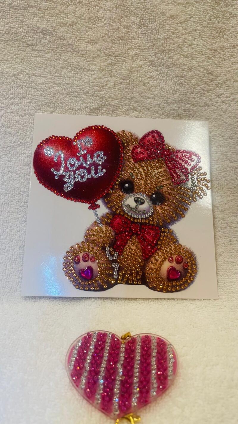 I Love You Bear w/ Balloon Card