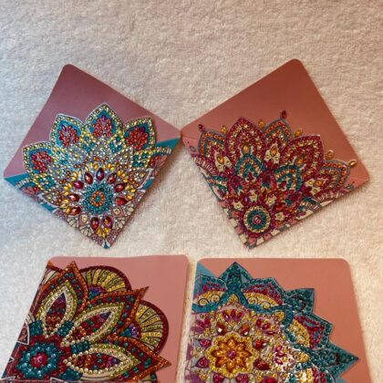Beaded Lotus Bookmarks Set 2