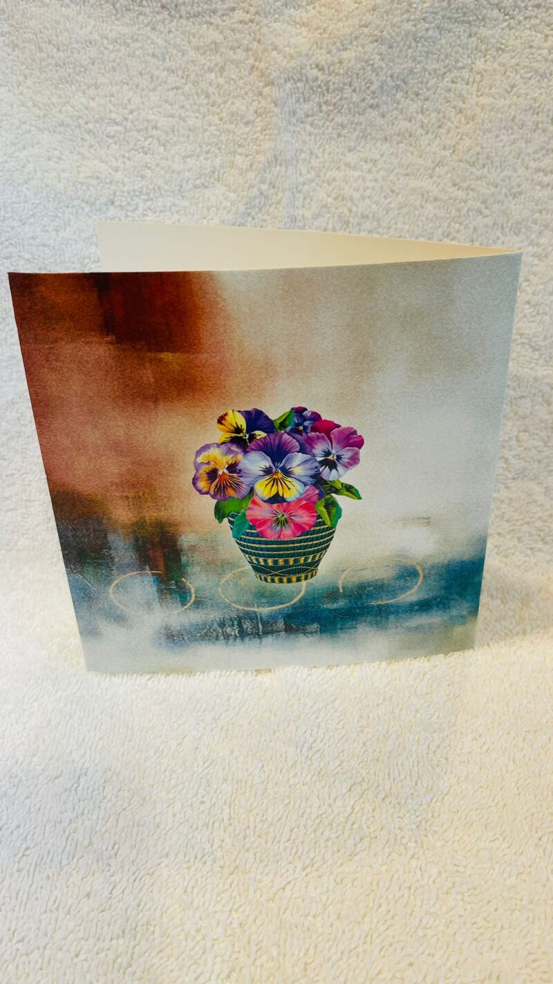 Pansies Card - Image 2