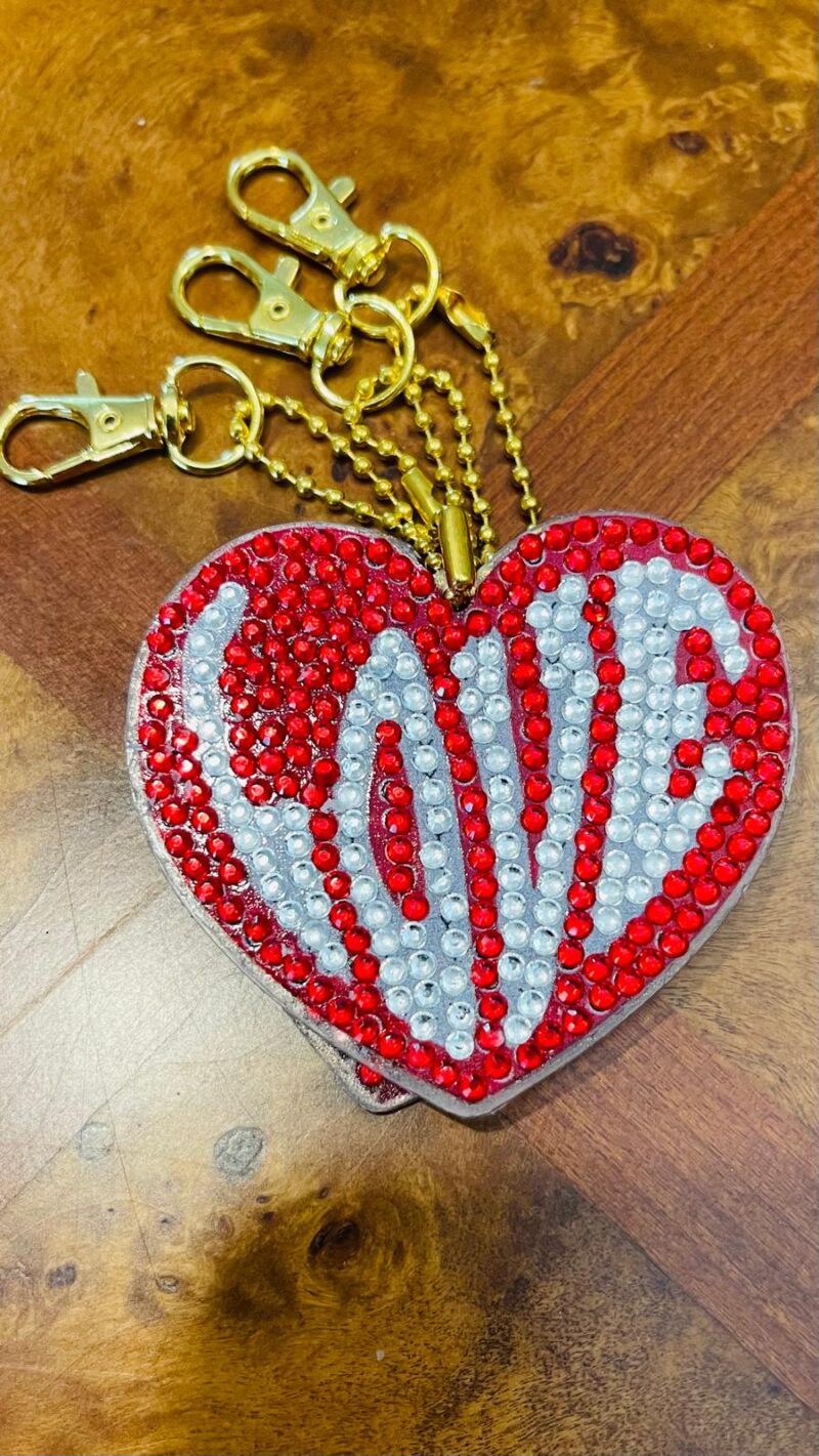 Lovely Heart Keychains Set 1