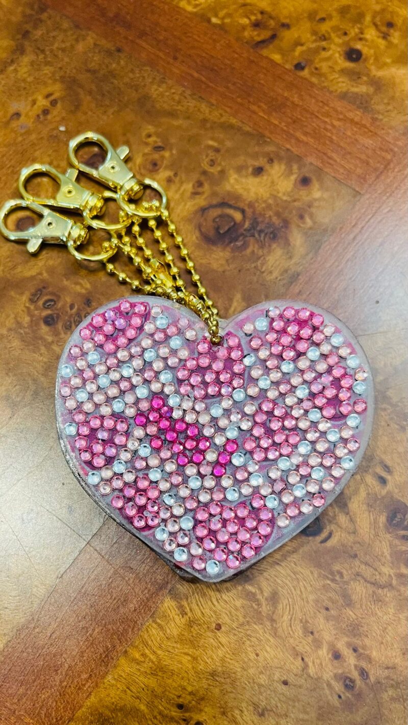 Lovely Heart Keychains Set 5