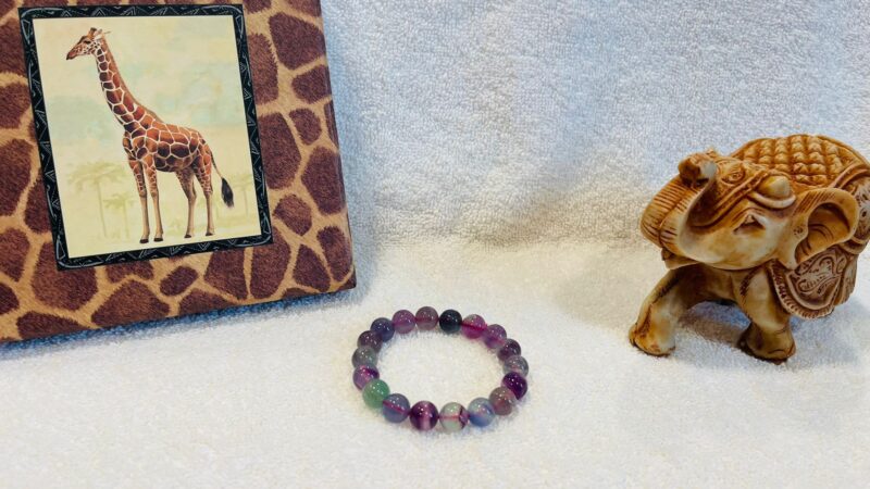 Multicolored Wooden Stretch Bracelet