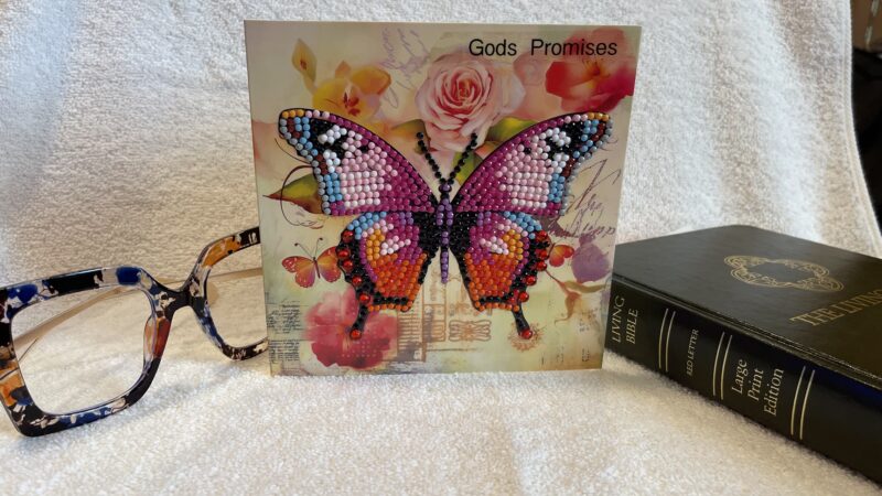 Butterfly God's Promises Card