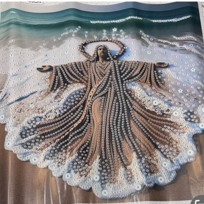 Jesus Christ on Beach Painting